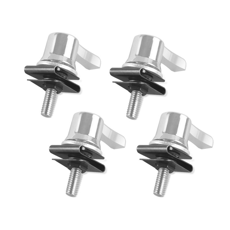 Harvards Chrome Saddlebag Mounting Hardware Theft Deterrent System Lock for Harley Touring Road Street Glide Electra 1992-2025 - Image 1